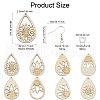 Diy Jewerly Earring Kits DIY-CJC0007-06-2