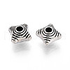 Tibetan Style Alloy Beads TIBE-N013-06AS-2