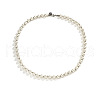Glass Pearl Round Beaded Necklaces FS-WG7E341-01-5