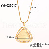 Stainless Steel Geometric Pendant Necklaces for Women RS6771-3-1