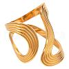 201 Stainless Steel Adjustable Cuff Rings for Women FS-WGDC2FB-02-3