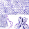 Burlap Packing Pouches Drawstring Bags ABAG-PH0002-05-9x7cm-5