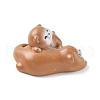 Two Resin Otters Figurines Ornament DJEW-E015-02A-2