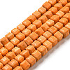 Natural Agate Beads Strands G-M422-A01-02O-2