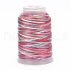 5 Rolls 12-Ply Segment Dyed Polyester Cords WCOR-P001-01B-08-1