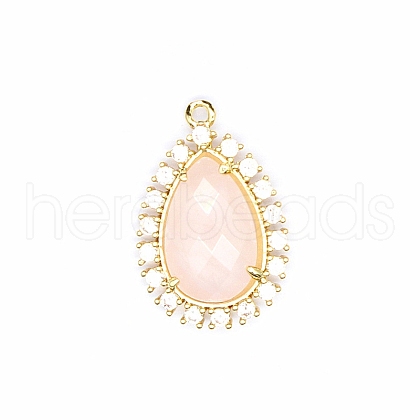 Natural Rose Quartz Pendants PW-WG0D2F8-06-1