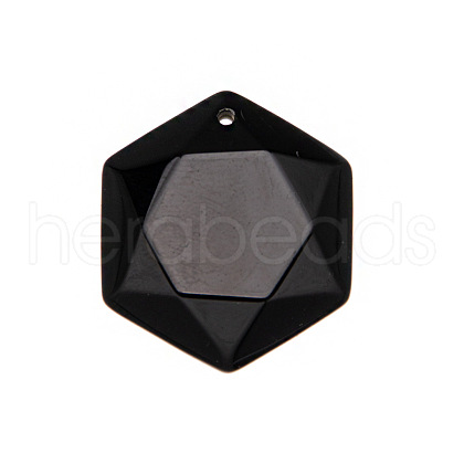 Natural Obsidian Pendants PW-WGA93CD-06-1