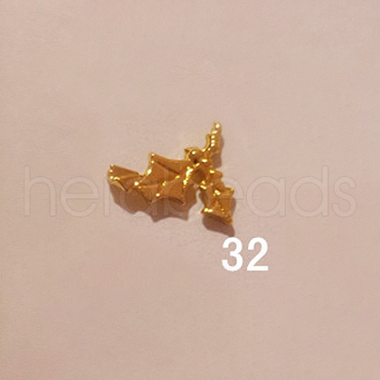 Alloy Cabochons PALLOY-E579-01C-G-1