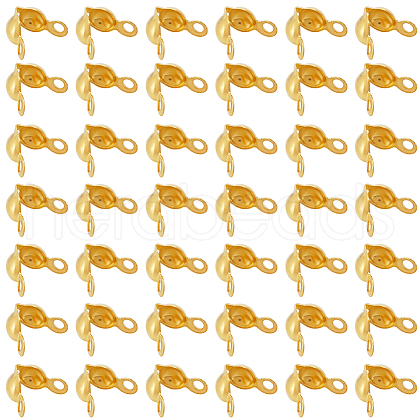SOFPLATE 1200Pcs Brass Bead Tips KK-SP0001-93G-1