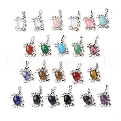 Natural & Synthetic Gemstone Pendants G-D469-01P-1