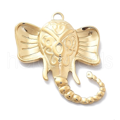 PVD Vacuum Plating 304 Stainless Steel Pendants STAS-R130-52G-1