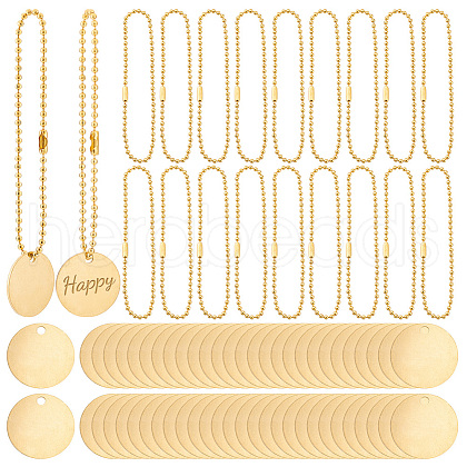   100Pcs 2 Styles Brass Pendants DIY-PH0023-22-1