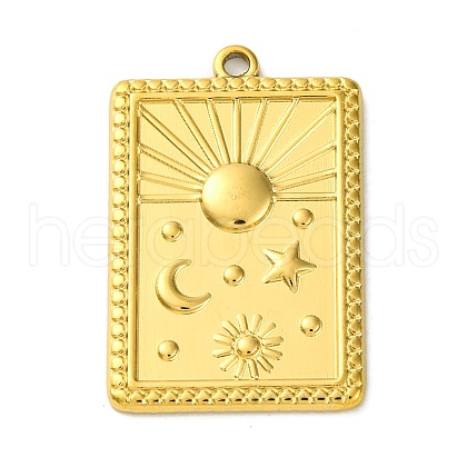 Ion Plating(IP) 304 Stainless Steel Pendants STAS-K293-03G-1