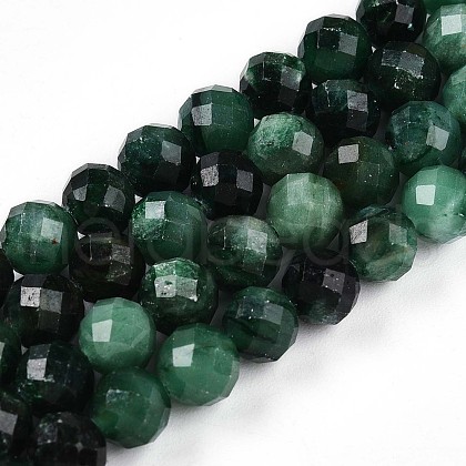 Natural Fuchsite Beads Strands G-T140-20A-1