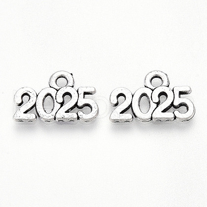 Tibetan Style Alloy Charms TIBE-N012-11AS-NF-1