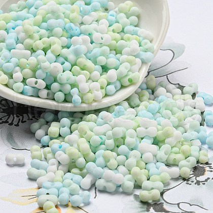 Macaron Color Opaque Frosted Glass Seed Beads X1-SEED-K009-12B-03-1