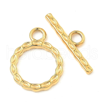 304 Stainless Steel Toggle Clasps STAS-E204-03G-1