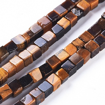 Natural Tiger Eye Beads Strands G-D0020-09B-1