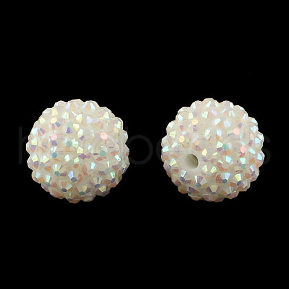 AB-Color Resin Rhinestone Beads RESI-S315-14x16-16-1
