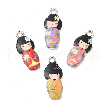 Alloy Enamel Pendants X-FIND-C037-17P-1