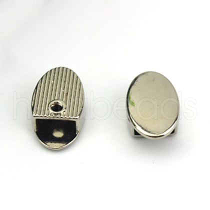 Alloy Bag Zipper Stopper PURS-PW0001-556P-1