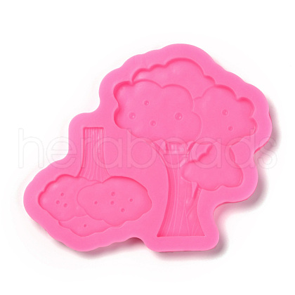 DIY Tree Food Grade Silicone Fondant Molds DIY-F072-03-1