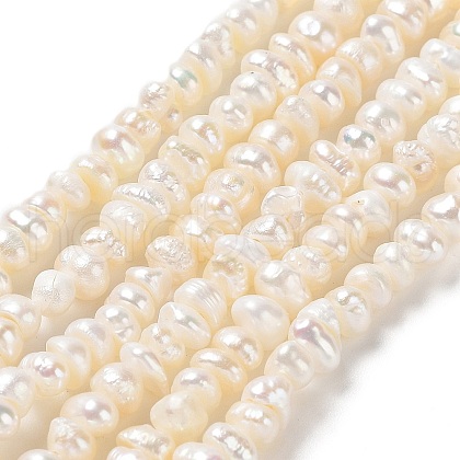 Natural Keshi Pearl Beads Strands PEAR-J007-68-1