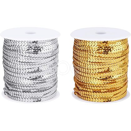 Olycraft Plastic Paillette Beads PVC-OC0001-08-1