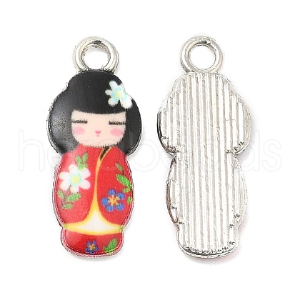 Alloy Enamel Pendants FIND-C037-17P-04-1