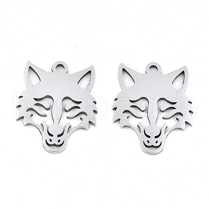 Non-Tarnish 201 Stainless Steel Pendants STAS-S081-030-1