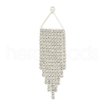 Brass Rhinestone Pendants KK-I715-01S-02-1
