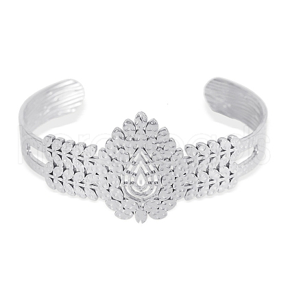 Stainless Steel Cuff Bangles for Woman PW-WG732B8-10-1