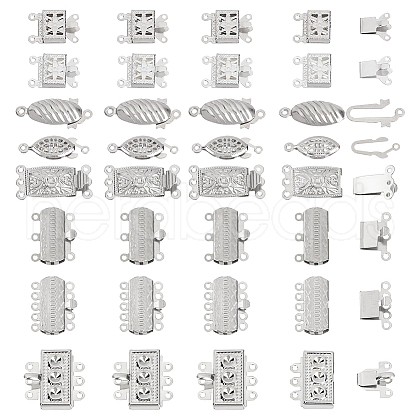   304 Stainless Steel Box Clasps FIND-PH0020-90-1