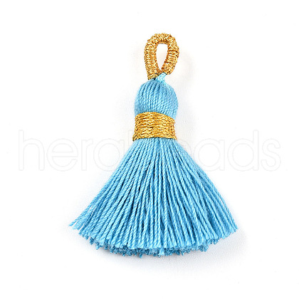 Polycotton(Polyester Cotton) Tassel Pendant Decorations FIND-N006-01B-1