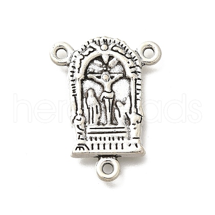 Tibetan Style Alloy Chandelier Component Links PALLOY-D291-26AS-1