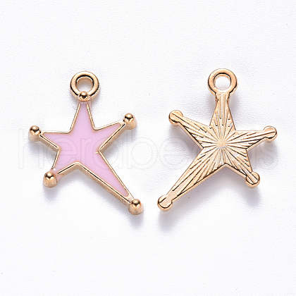 Alloy Enamel Pendants X-ENAM-S121-026B-1