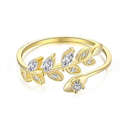 925 Sterling Silver Open Finger Rings RJEW-A019-54G-1
