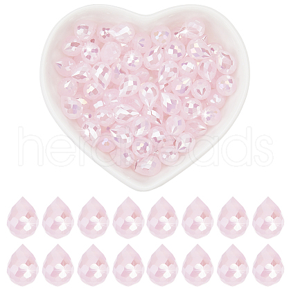 SOFPLATE Imitation Jade Glass Beads Strands EGLA-SP0001-05A-1