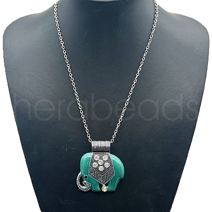 Fashionable Alloy Pendant Necklaces TA1820-12-1