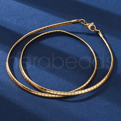Ion Plating(IP) 304 Stainless Steel Necklaces NJEW-G310-06G-1