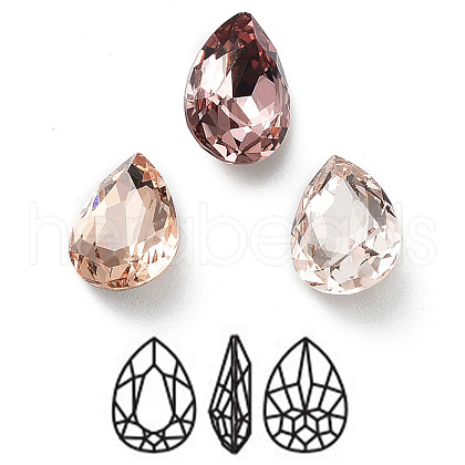 K9 Glass Rhinestone Cabochons RGLA-M016-B01-D-1