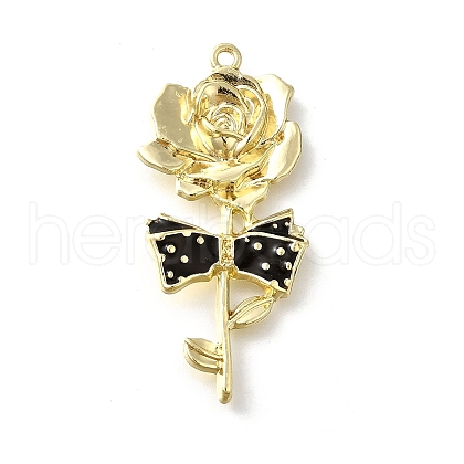 Alloy Black Enamel Gothic Style Pendants PALLOY-R157-06G-02B-1