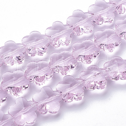 Transparent Glass Beads GLAA-Q066-14mm-C16-1