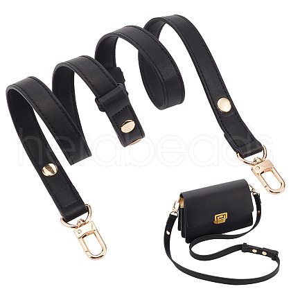 Adjustable PU Imitation Leather Bag Straps PURS-WH0005-50KCG-1