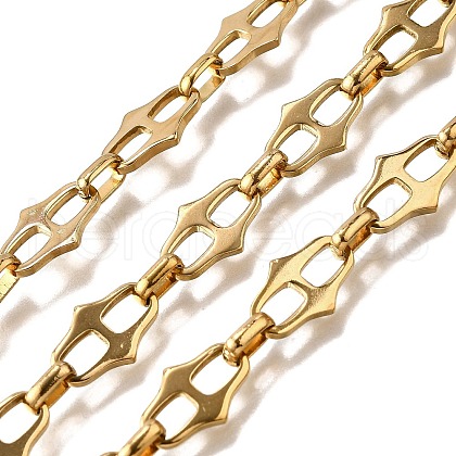Ion Plating(IP) 304 Stainless Steel Nuggets Link Chains CHS-S012-13G-1