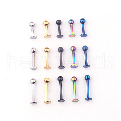 Round 316L Surgical Stainless Steel Cartilage Earrings for Women Men WG71791-05-1