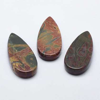 Natural Picasso Stone/Picasso Jasper Pendants G-K241-07-1