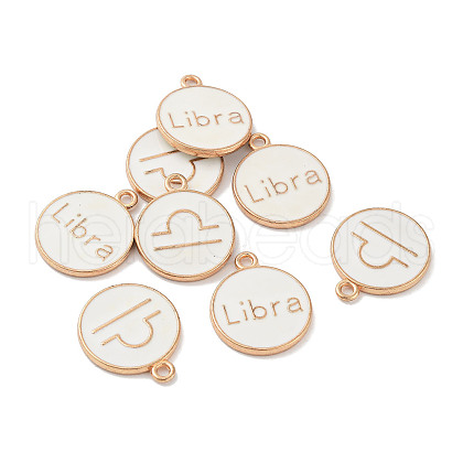 (Defective Closeout Sale: Yellowing) Alloy Enamel Pendants ENAM-XCP0001-38B-1