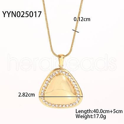 Stainless Steel Geometric Pendant Necklaces for Women RS6771-3-1