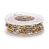 304 Stainless Steel Star Link Chains CHS-M003-04GP-5